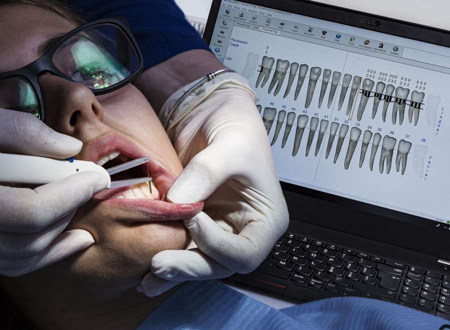 Studio Dentistico Belvedere - Casi clinici - Sondaggio elettronico parodontale